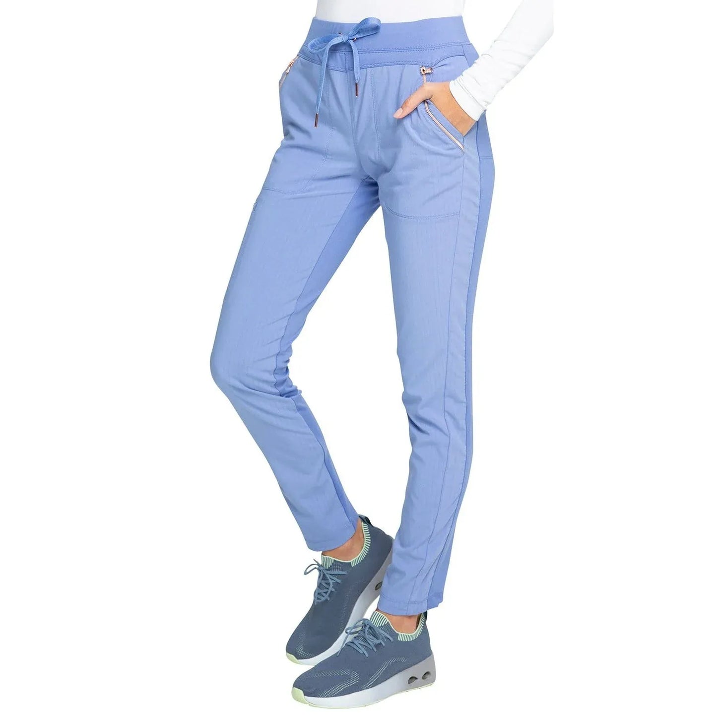 Statement By Cherokee Scrub Pants Ciel / 2XL Statement by Cherokee Scrubs Tapered Leg Pant