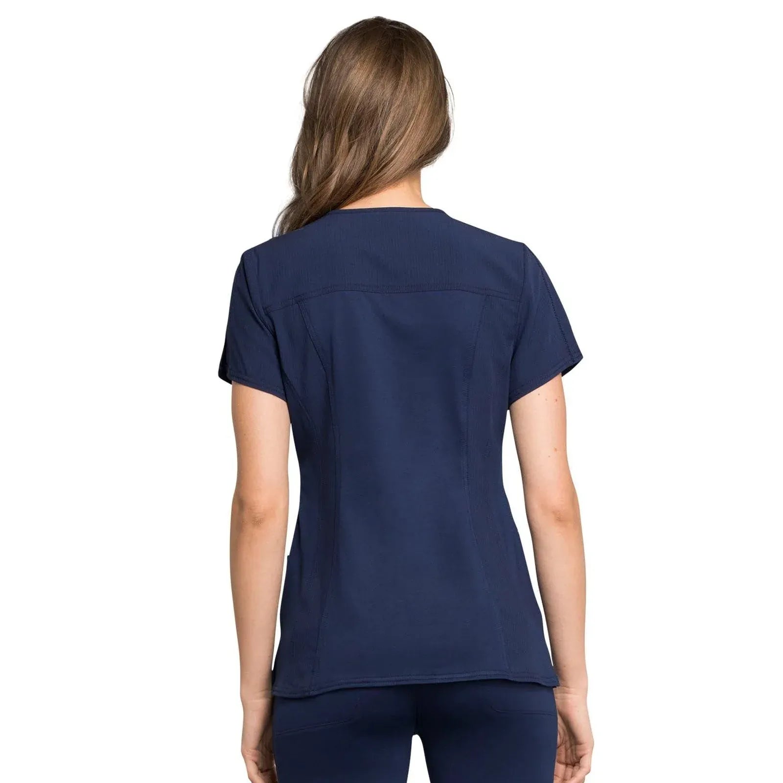 Statement By Cherokee Scrub Tops Statement by Cherokee Scrubs Ribbed V-Neck Top