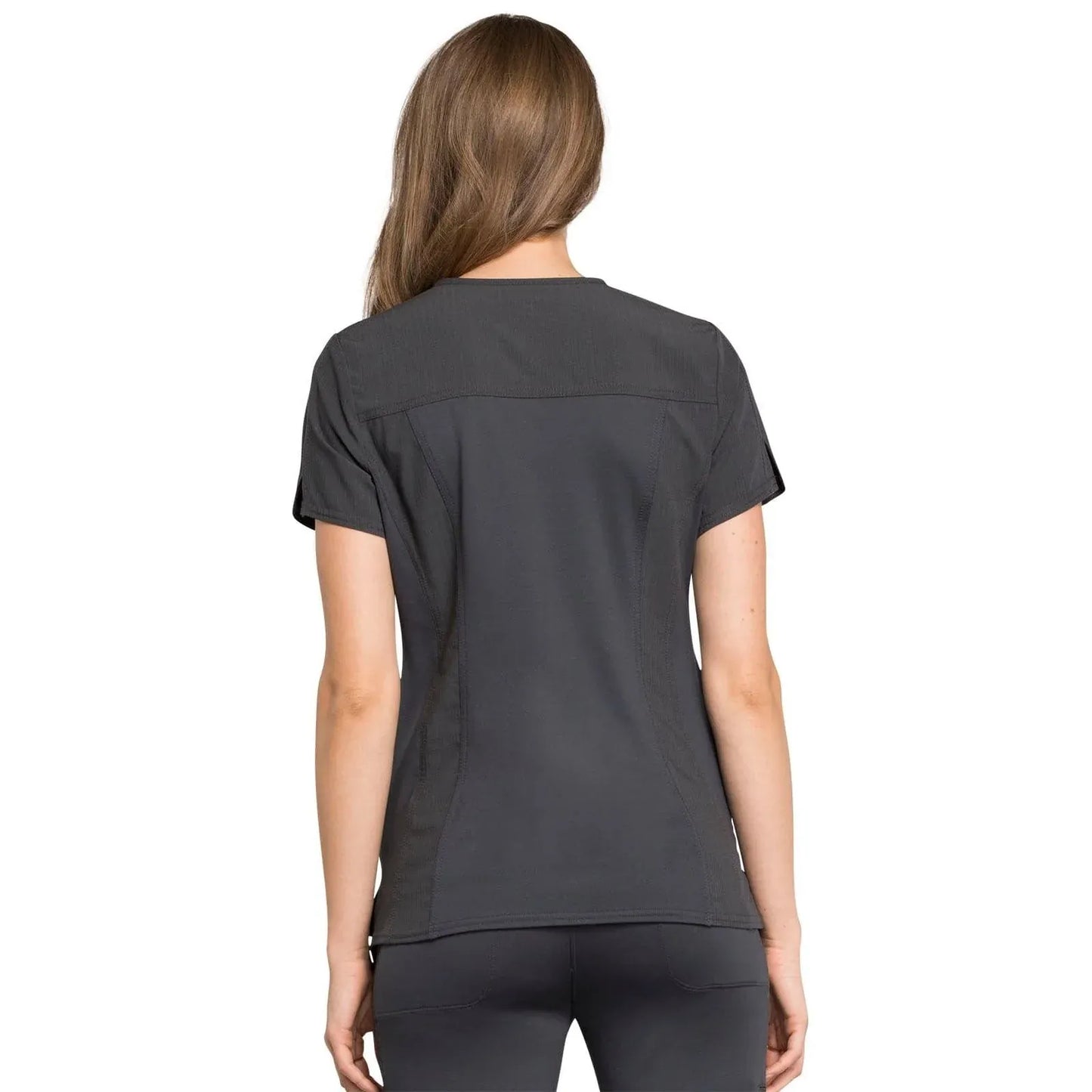 Statement By Cherokee Scrub Tops Statement by Cherokee Scrubs Ribbed V-Neck Top