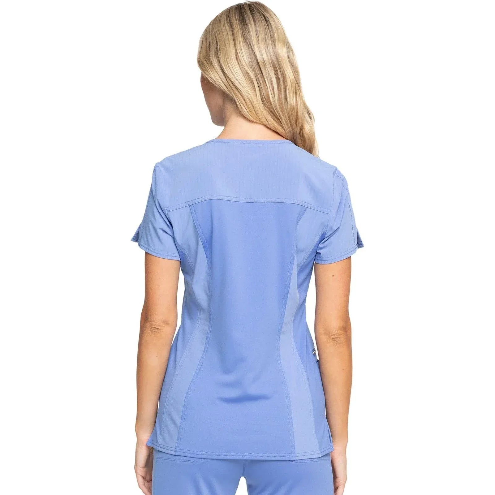 Statement By Cherokee Scrub Tops Statement by Cherokee Scrubs Ribbed V-Neck Top