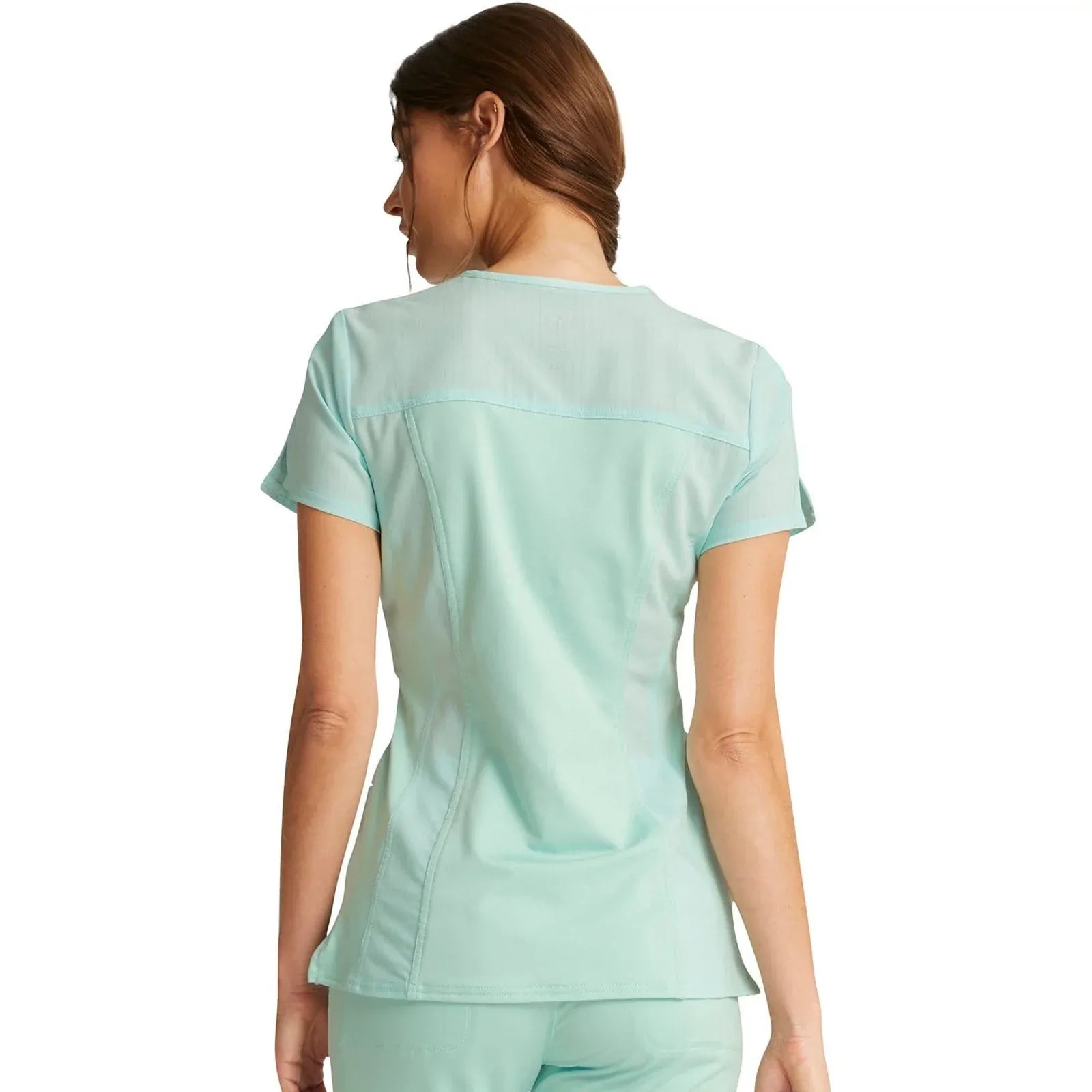 Statement By Cherokee Scrub Tops Statement by Cherokee Scrubs Ribbed V-Neck Top