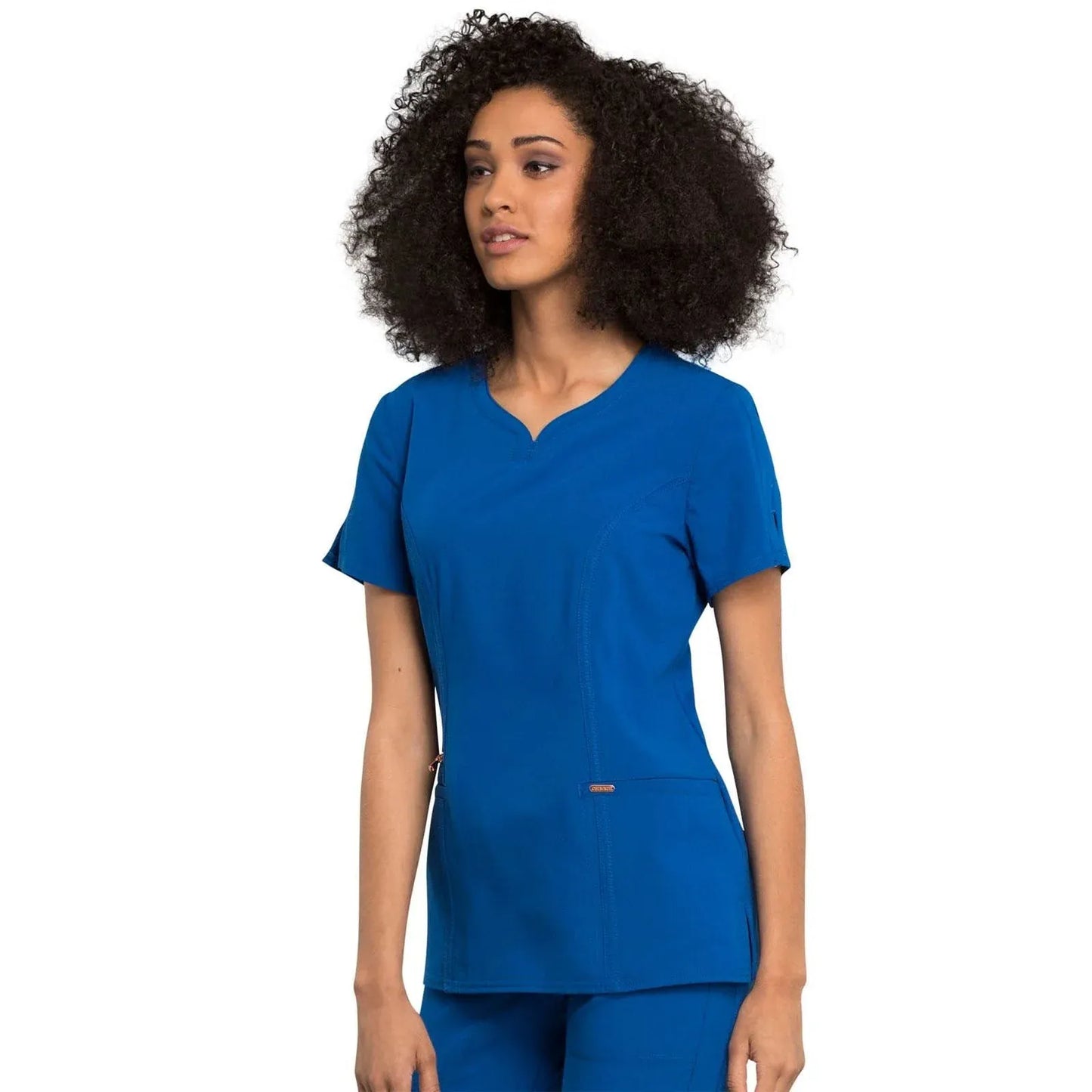 Statement By Cherokee Scrub Tops Statement by Cherokee Scrubs Ribbed V-Neck Top