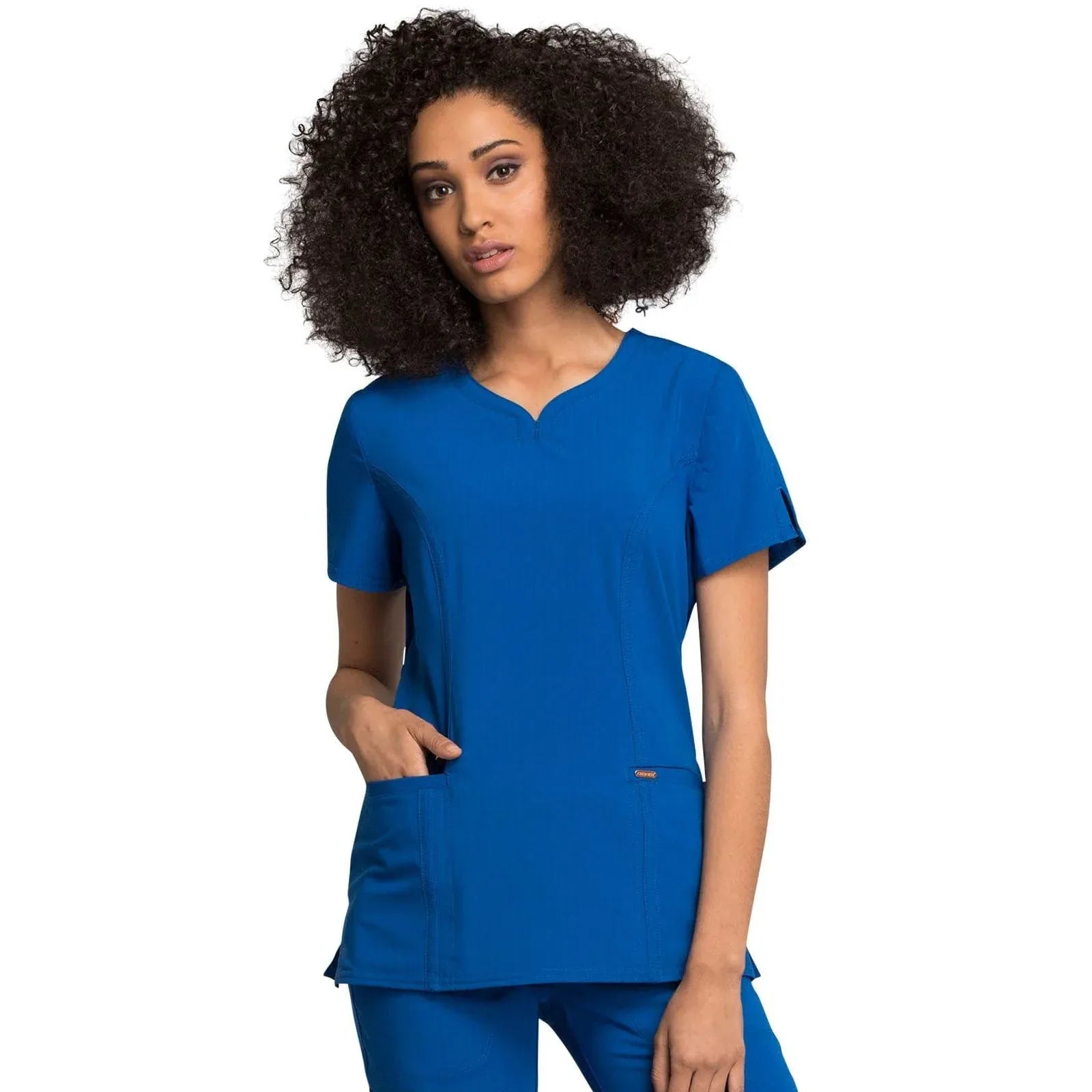 Statement By Cherokee Scrub Tops Statement by Cherokee Scrubs Ribbed V-Neck Top