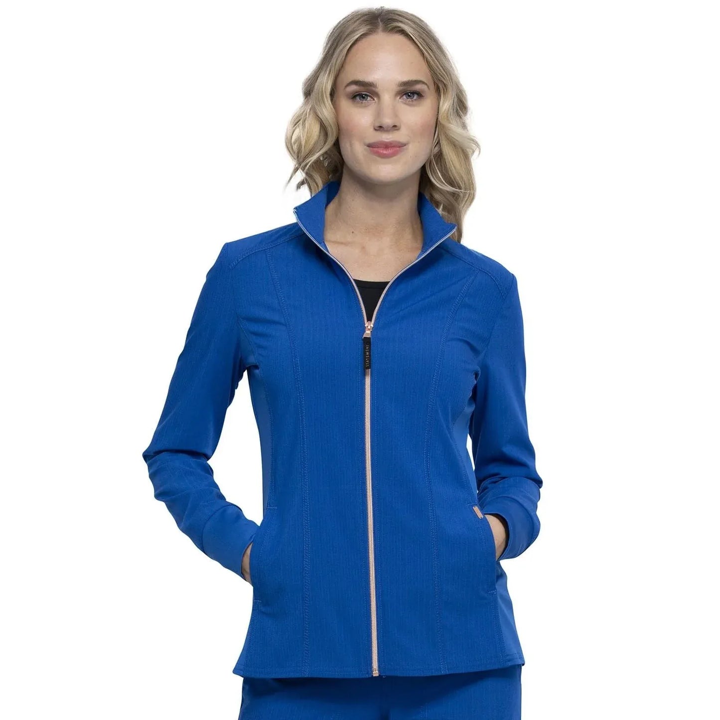 Statement By Cherokee Scrub Jacket Statement by Cherokee Scrubs Zip Front Jacket
