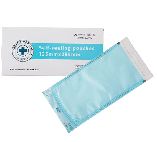 Sterilisation Self Sealing Pouch 135x285mm