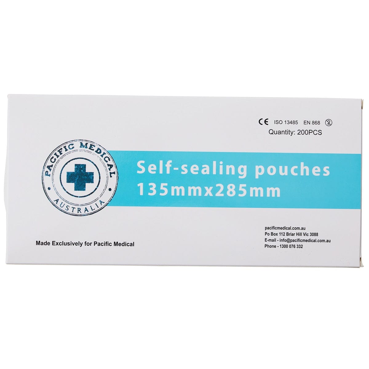 Sterilisation Self Sealing Pouch 135x285mm