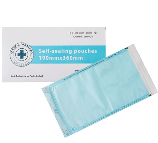 Sterilisation Self Sealing Pouch 190x360mm