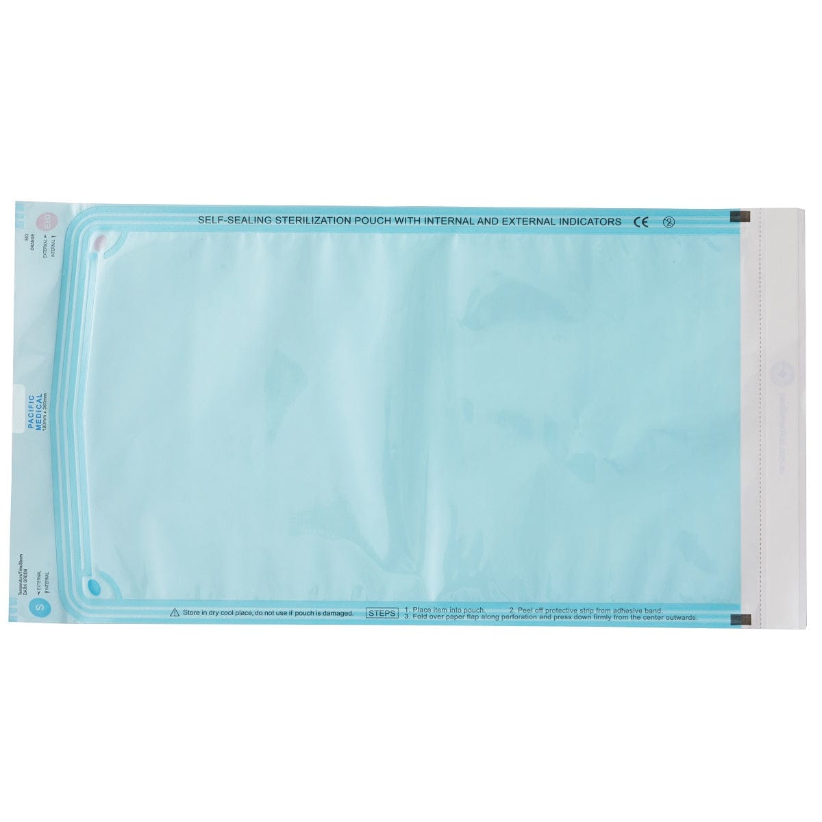 Sterilisation Self Sealing Pouch 190x360mm