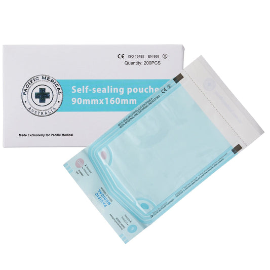 Sterilisation Self Sealing Pouch 90x160mm