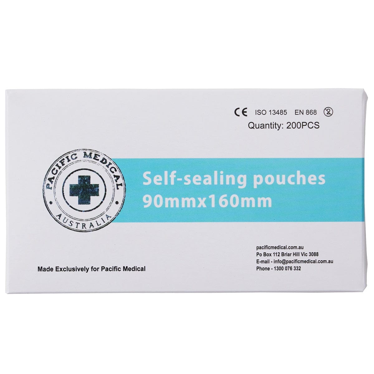 Sterilisation Self Sealing Pouch 90x160mm