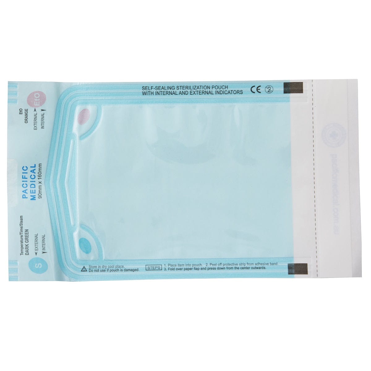 Sterilisation Self Sealing Pouch 90x160mm