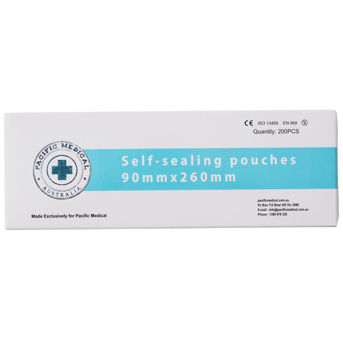 Sterilisation Self Sealing Pouch 90x260mm