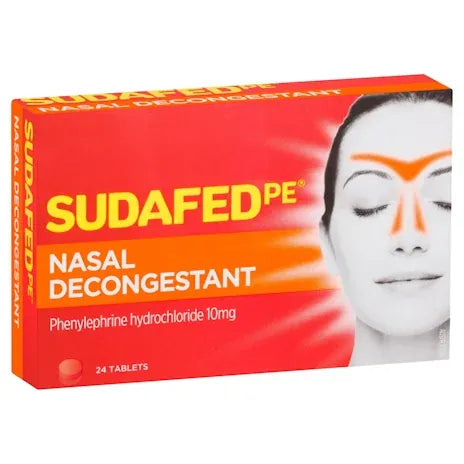 Sudafed PE Nasal Decongestant Tablets - Non-Drowsy Maximum Strength