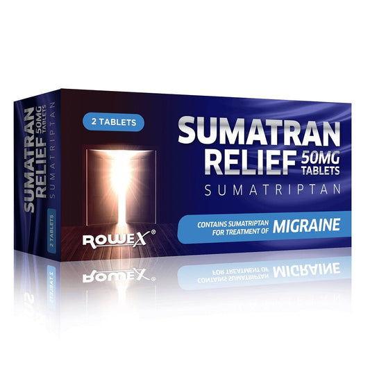 Arrow Pharmaceuticals Migraine Treatments Sumatriptan 50 Mg Tablets For Migraine Relief