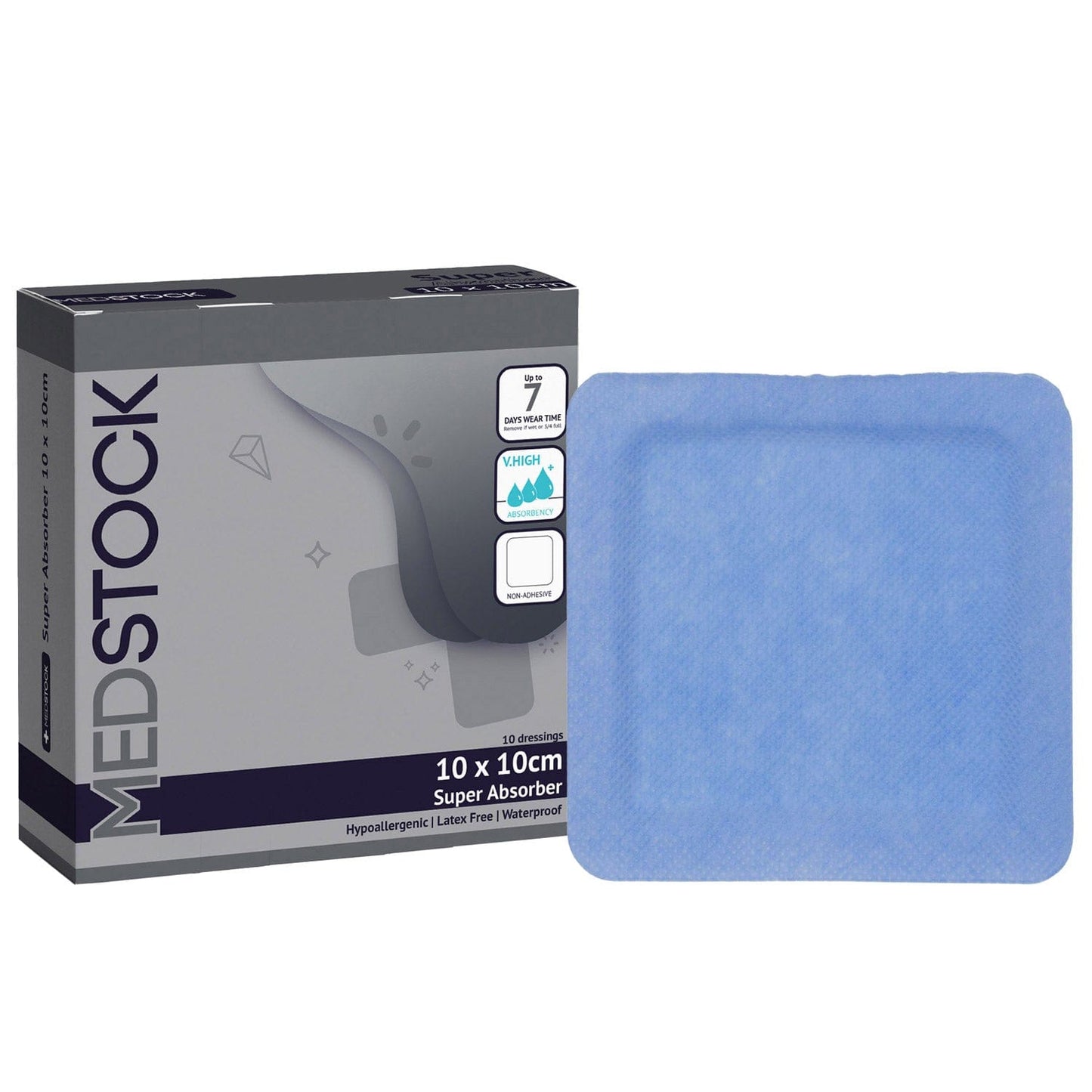 Super Absorber Dressing 10cm x 10cm