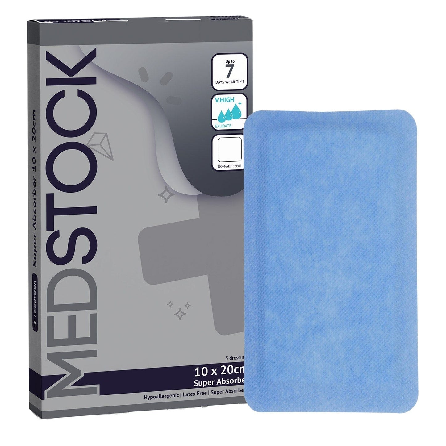 Super Absorber Dressing 10cm x 20cm