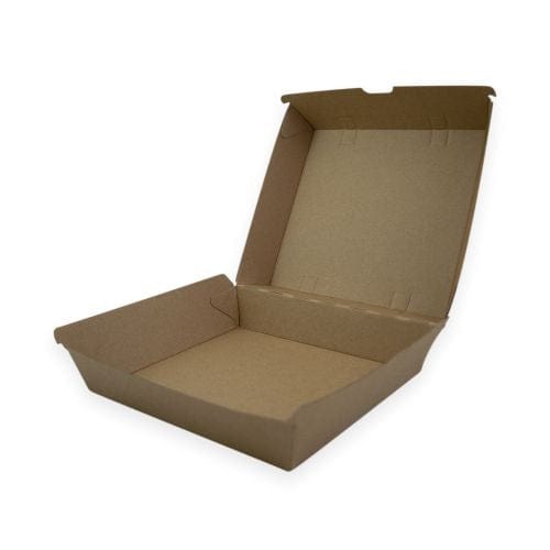 Sustain Disposable Food Packaging Carton of 150 Sustain Dinner Box Brown