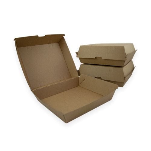 Sustain Disposable Food Packaging Carton of 150 Sustain Dinner Box Brown