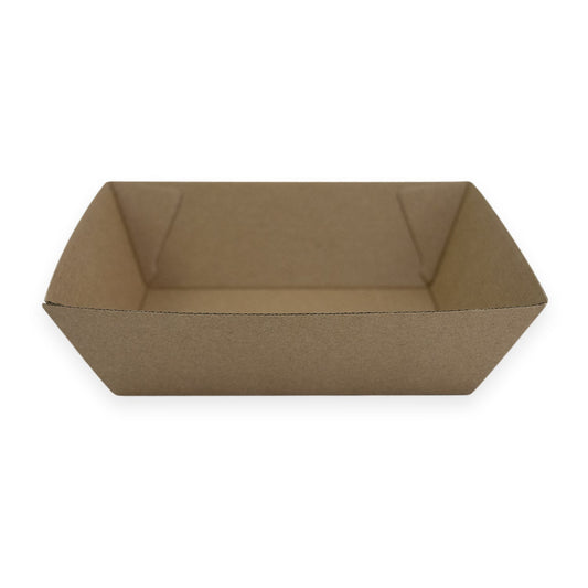 Sustain Disposable Food Packaging Carton of 500 Sustain Food Tray #1 Brown