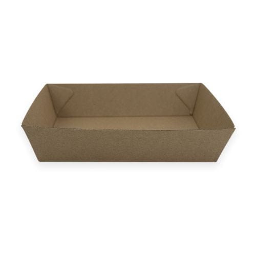 Sustain Disposable Food Packaging Carton of 240 Sustain Food Tray #3 Brown