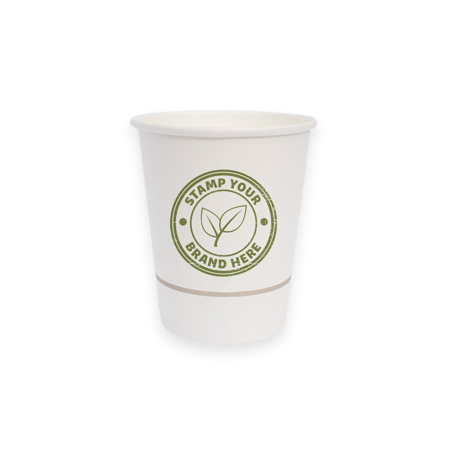 Sustain Disposable Food Packaging Carton of 1000 Sustain Hot Cup Single Wall Paper/BioPBS White 6oz