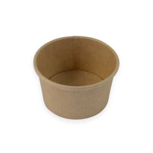 Sustain Disposable Food Packaging Carton of 2000 Sustain Paper Portion Cup Kraft Brown 60ml/2oz