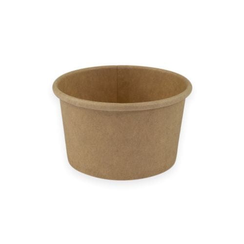 Sustain Disposable Food Packaging Carton of 2000 Sustain Paper Portion Cup Kraft Brown 60ml/2oz