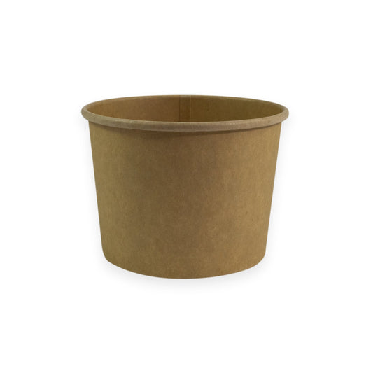 Sustain Disposable Food Packaging Carton of 500 Sustain Paper Round Bowl/Container 16oz 115mm