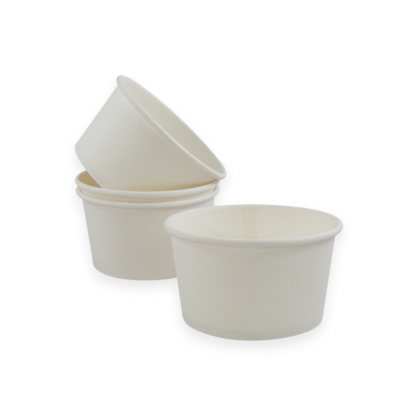 Sustain Disposable Food Packaging Carton of 500 Sustain Paper Round Bowl/Container White 12oz 115mm
