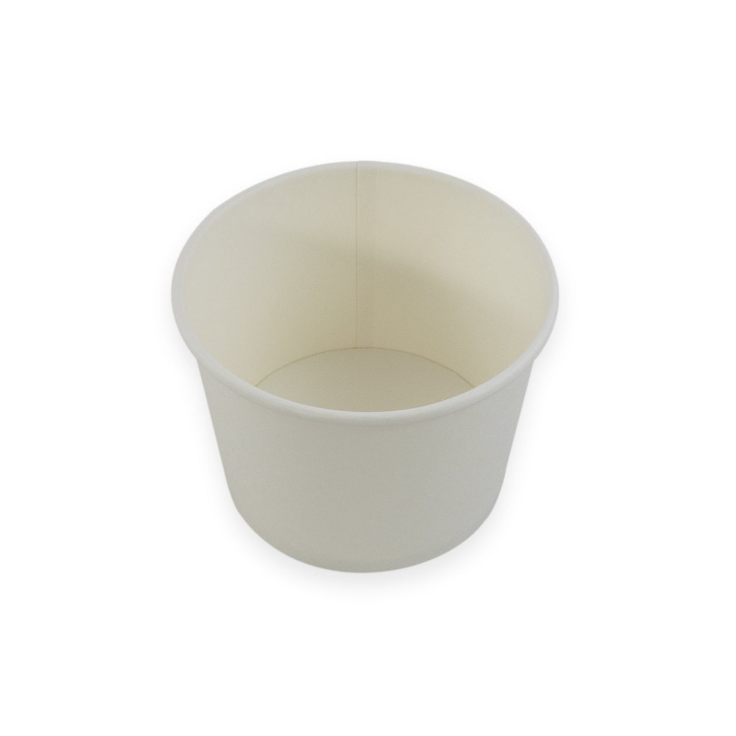 Sustain Disposable Food Packaging Carton of 500 Sustain Paper Round Bowl/Container White 16oz 115mm White