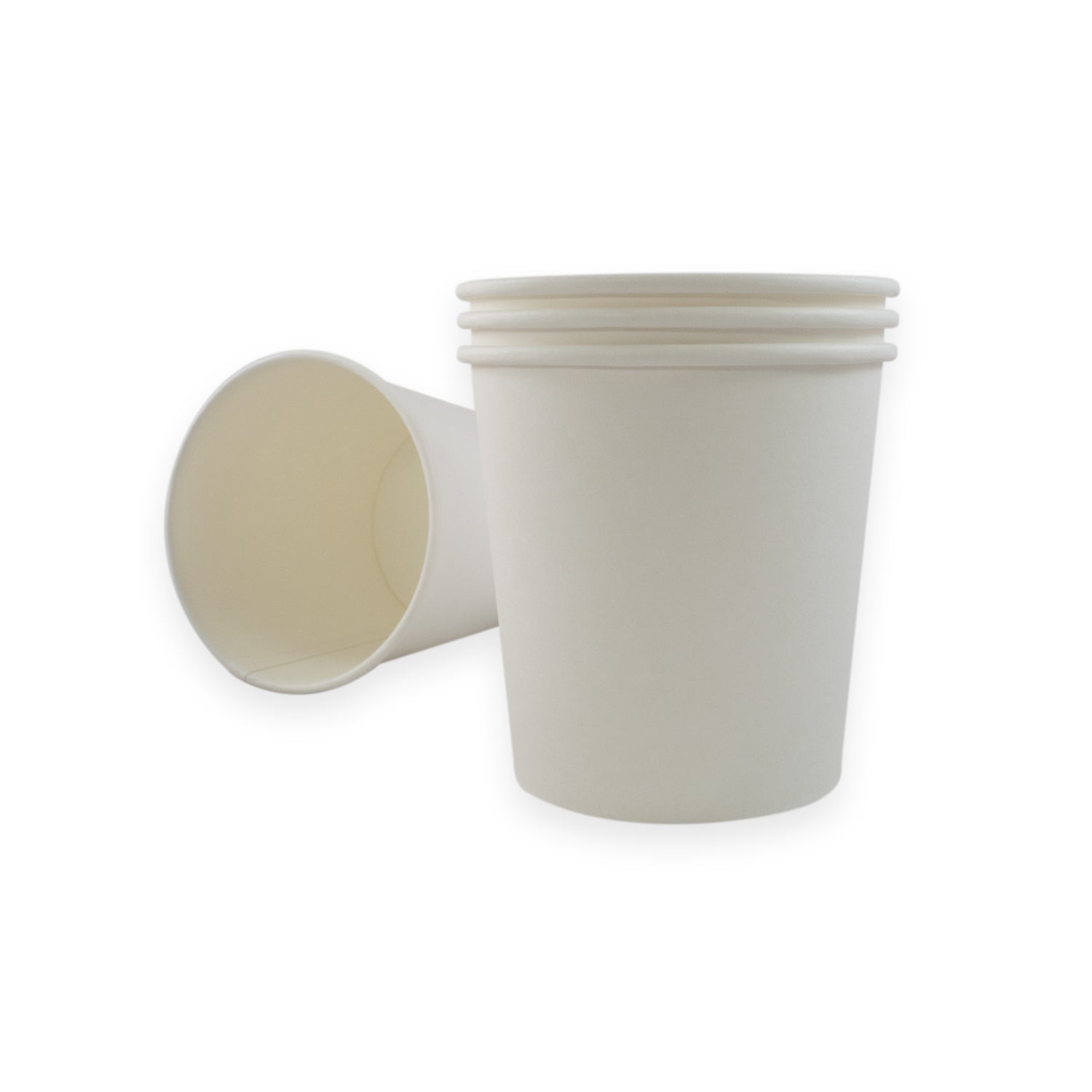 Sustain Disposable Food Packaging Carton of 500 Sustain Paper Round Bowl/Container White 24oz 115mm