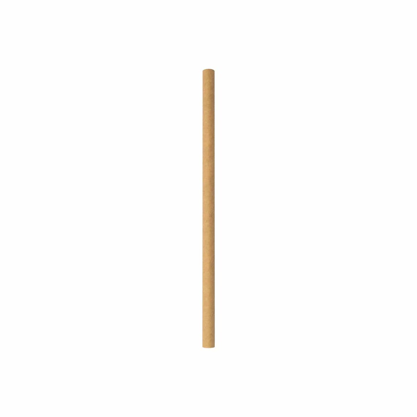 Sustain Disposable Food Packaging Carton of 2500 Sustain Paper Straw Cocktail Kraft Brown 135mm