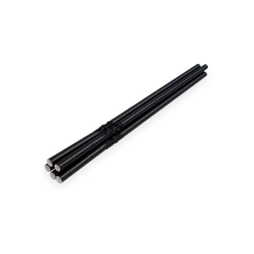 Sustain Disposable Food Packaging Carton of 2500 Sustain Paper Straw Flexible 210mm Black