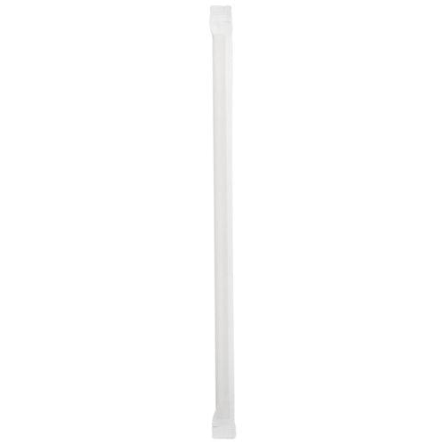 Sustain Disposable Food Packaging Carton of 2500 Sustain Paper Straw Flexible Wrapped Kraft Brown 210mm