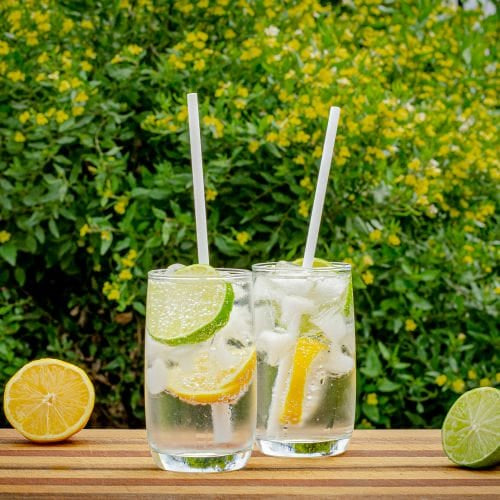 Sustain Paper Straw Regular White 210mm Wrapped