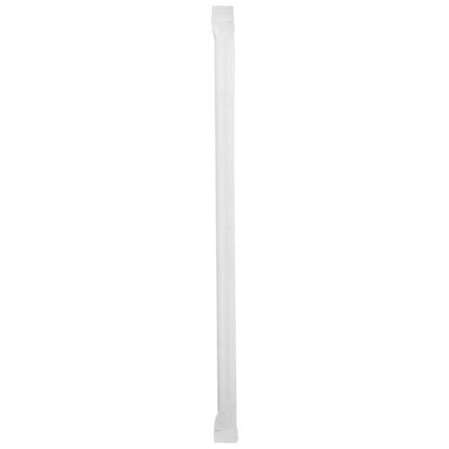 Sustain Disposable Food Packaging Carton of 2500 Sustain Paper Straw Regular Wrapped 210mm Black