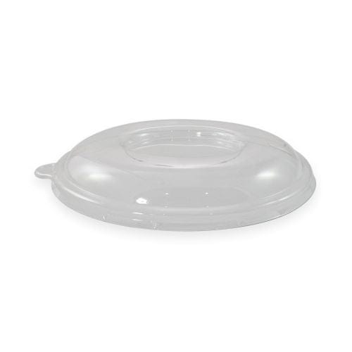 Sustain Disposable Food Packaging Carton of 400 Sustain Pet Dome Lid For Sugarcane Bowl Round 24