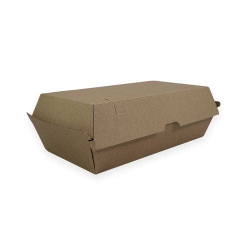 Sustain Disposable Food Packaging Carton of 200 Sustain Snack Box Large Brown
