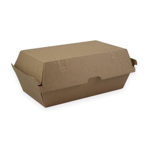 Sustain Disposable Food Packaging Carton of 200 Sustain Snack Box Regular Brown