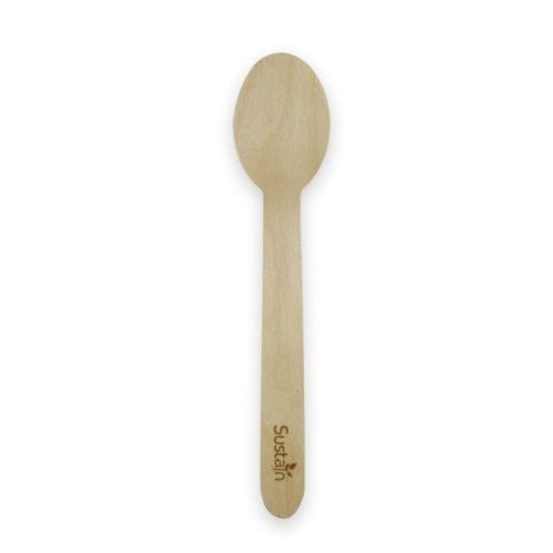 SUSTAIN SPOON DESSERT WOODEN COATED