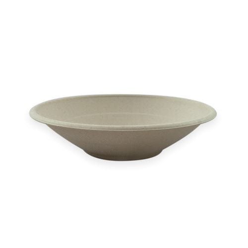 Sustain Disposable Food Packaging Carton of 400 Sustain Sugarcane Bowl Round Natural 24oz Salad/Noodle