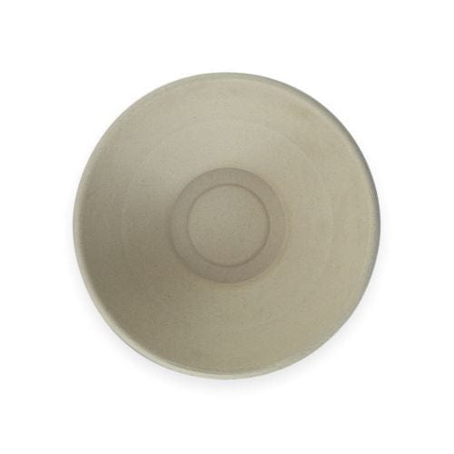Sustain Disposable Food Packaging Carton of 400 Sustain Sugarcane Bowl Round Natural 32oz Salad/Noodle