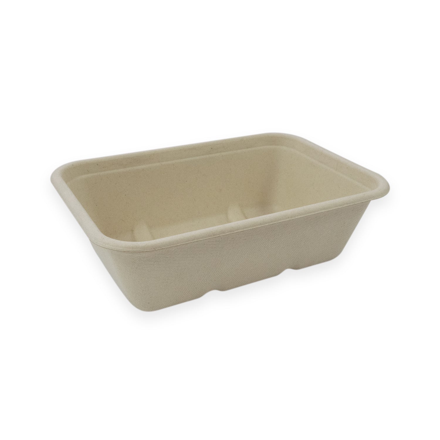 Sustain Disposable Food Packaging Carton of 500 Sustain Sugarcane Rectangular Container Natural 650ml