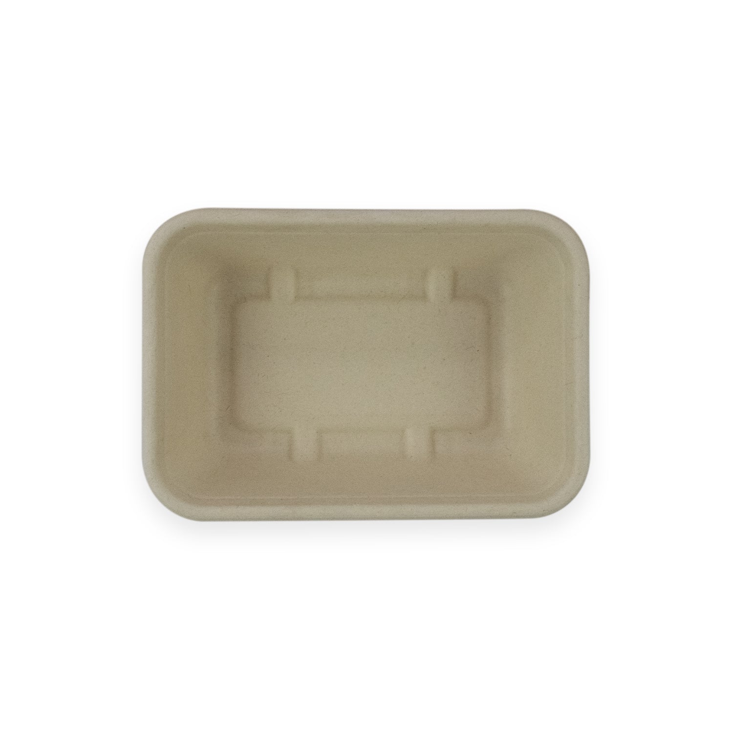 Sustain Disposable Food Packaging Carton of 500 Sustain Sugarcane Rectangular Container Natural 650ml