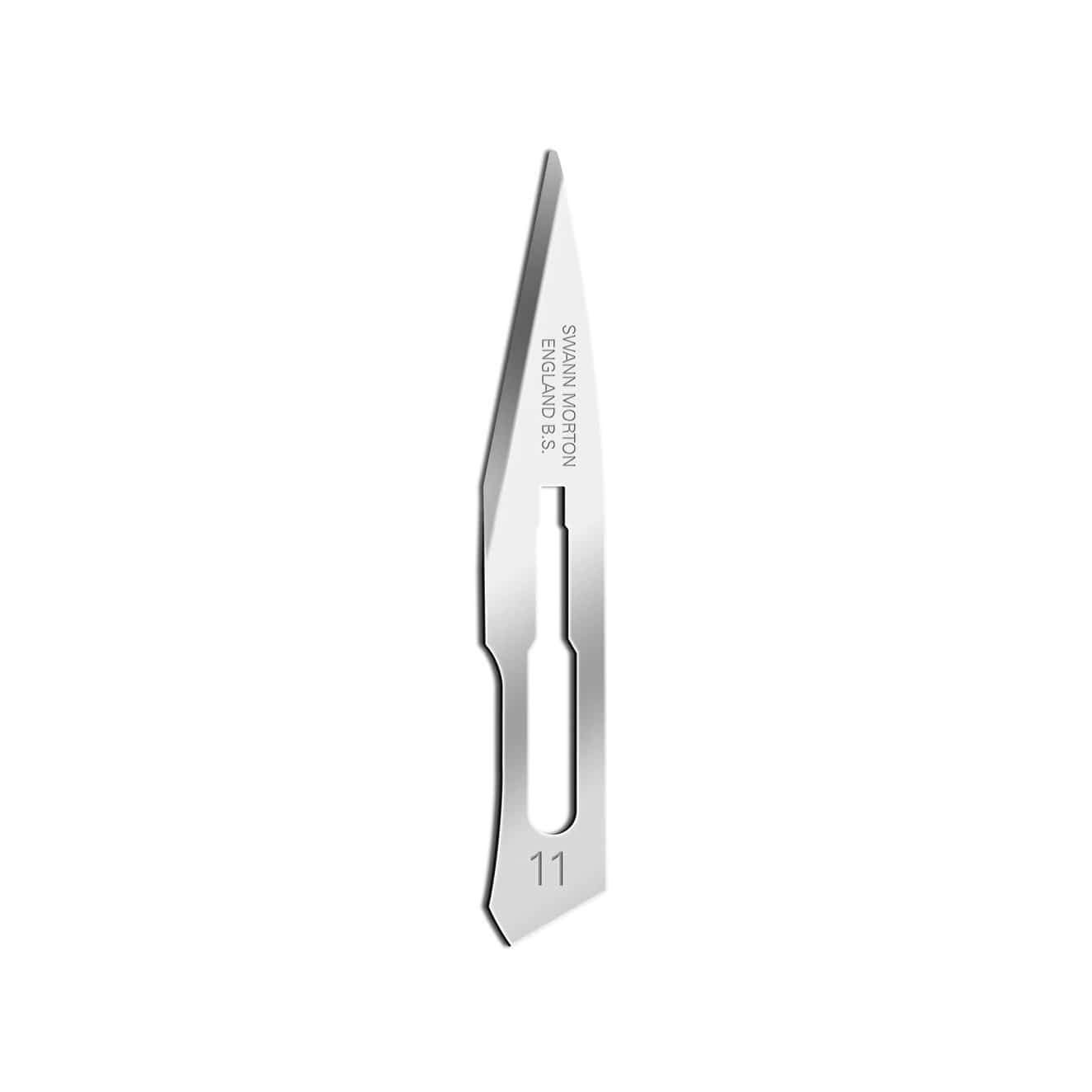 Swann Morton Disposable Scalpels #11 / Sterile SWANN-MORTON Disposable Scalpel Handle and Blade