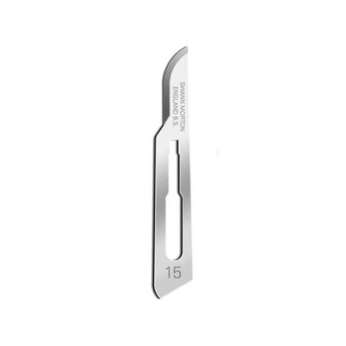 Swann Morton Disposable Scalpels #15 / Sterile SWANN-MORTON Disposable Scalpel Handle and Blade
