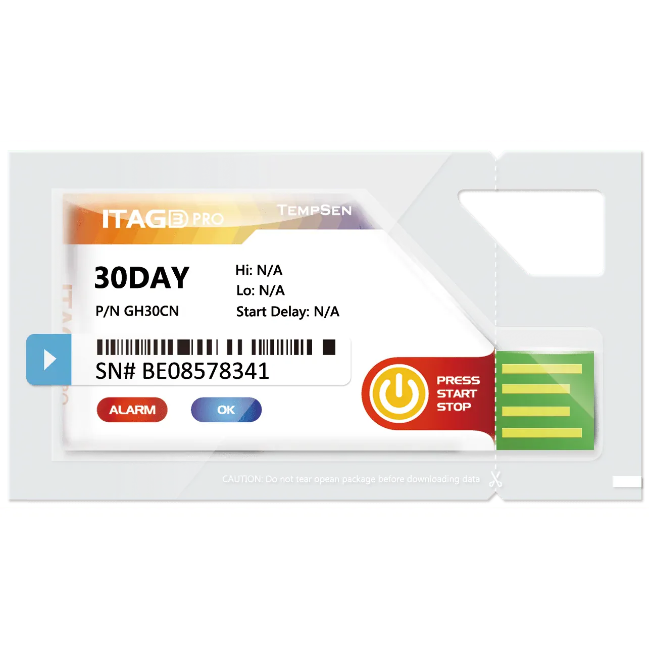 Tempsen Temperature Data Logger Tempsen ITAG3 Pro Temperature Single use