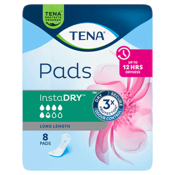 Tena Pad Long Length InstaDry