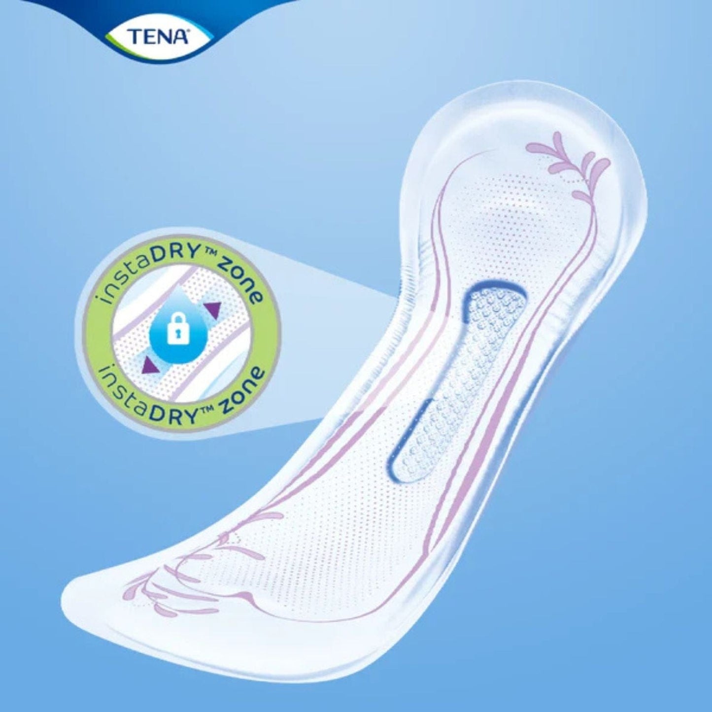 Tena Pad Long Length InstaDry