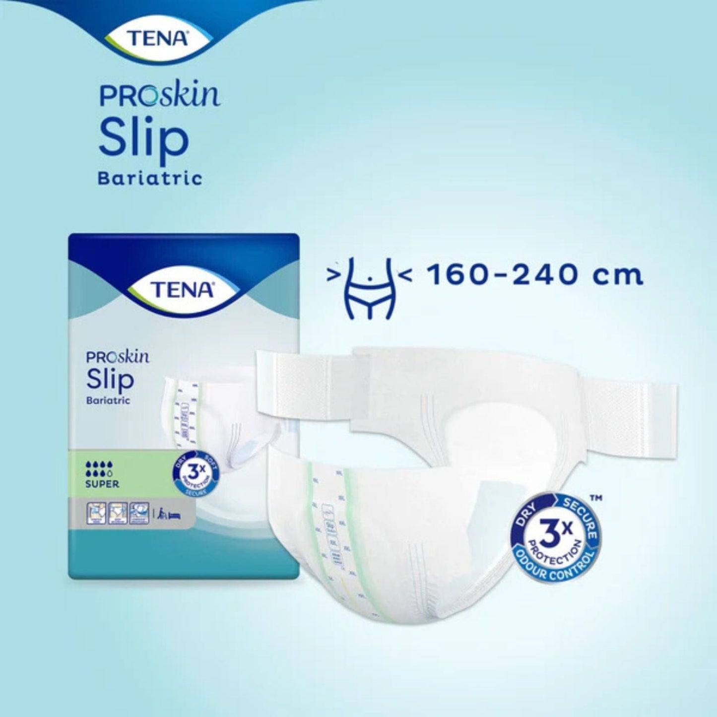 TENA ProSkin Slip Bariatric for overweight and obese XXXL
